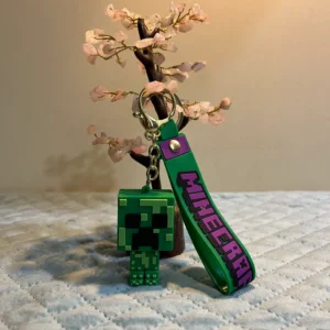 minecraft silicon keychain 1